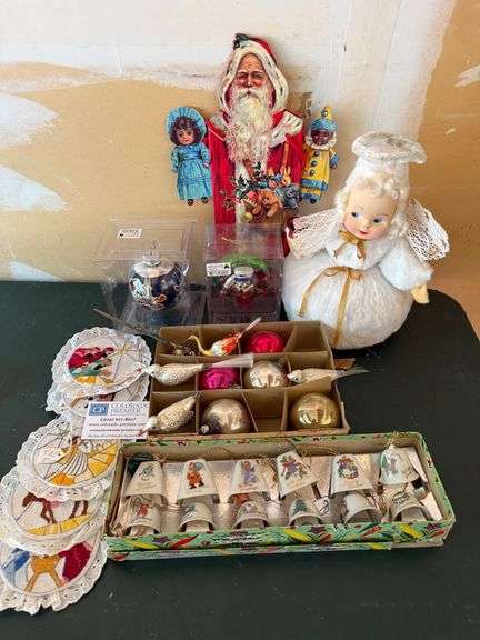 Vintage Christmas Decorations, Ornaments