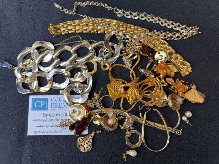 Ladies Gold-Tone Jewelry