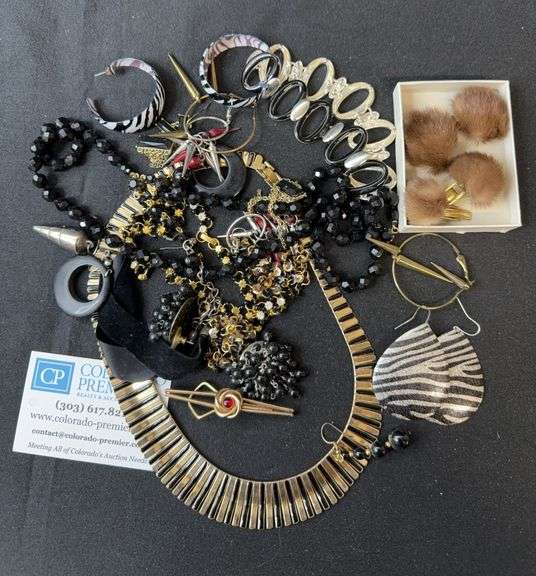 Fur Cufflinks, Costume Jewelry