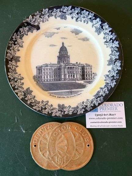 Denver Motor Club, Emblem, Plate