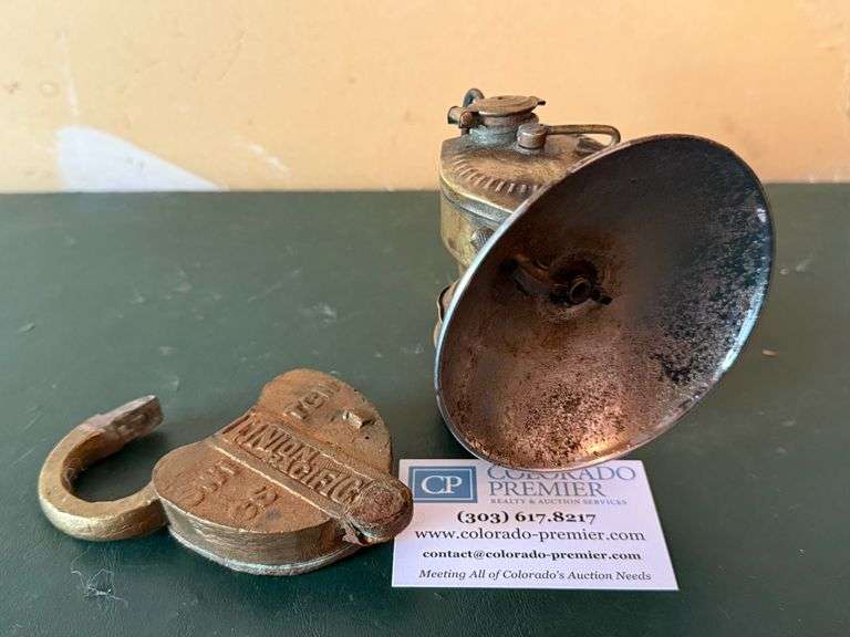 Union Pacific Switch Lock, Miners Lamp