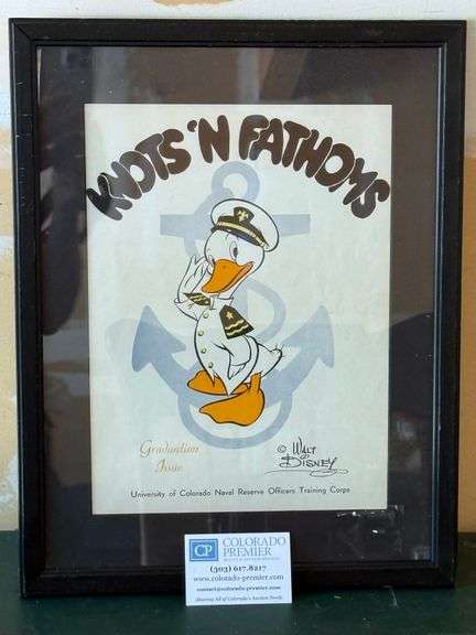 Walt Disney, University of Colorado Naval Reserve, Graduation Cover