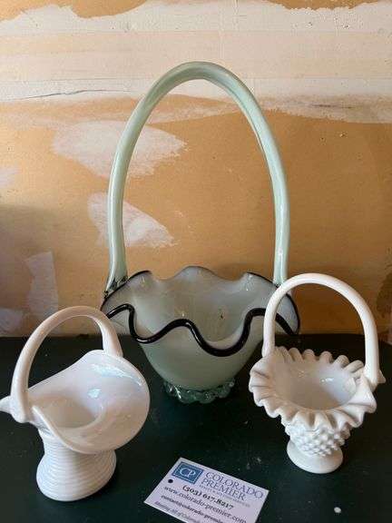 Milkglass, Wedding Baskets
