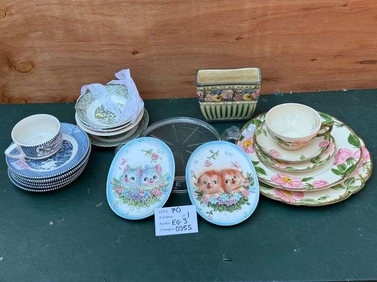 Fireking, Weller, Franciscan Dishes