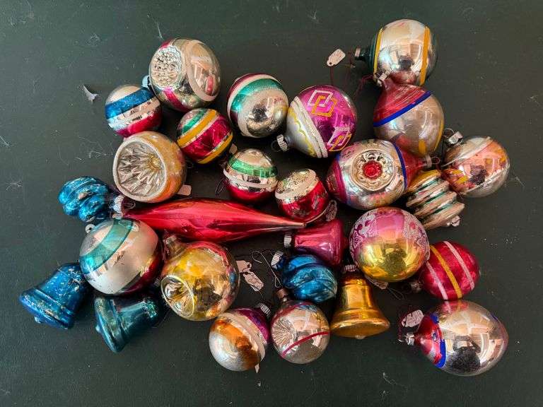 Shiny Brite Glass Ornaments