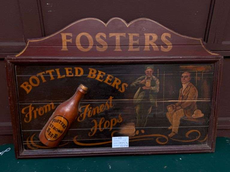 Fosters Beer, Advertising Sign