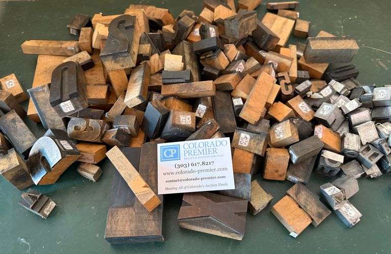 Wood, Metal Printers Blocks