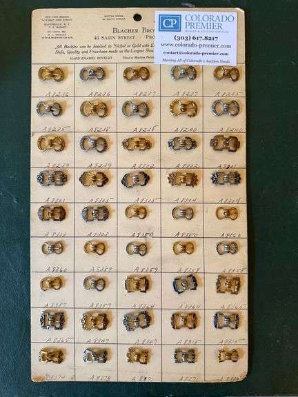 Blacher Brothers, Salesmen Sample Buckles