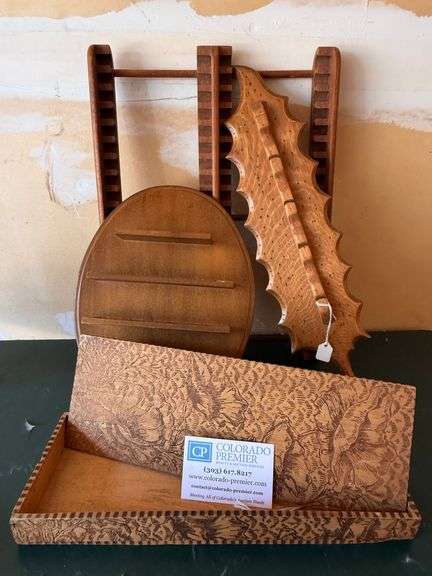 Wood Pen, Letter Holder, Box