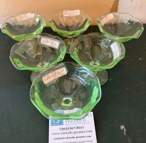 Uranium Glass, Sherbets
