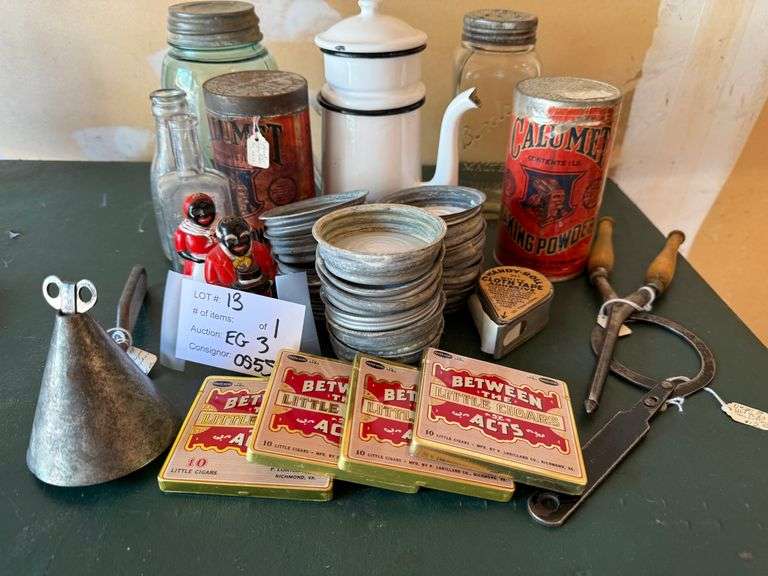 Vintage Jars, Tins