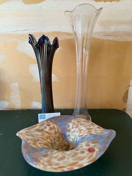 Murano Glass Bowl, Vases