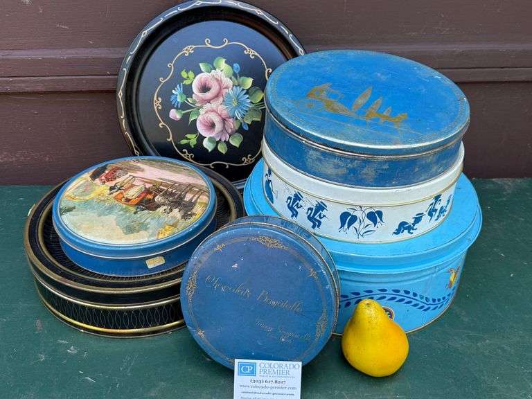 Vintage Tins, Trays