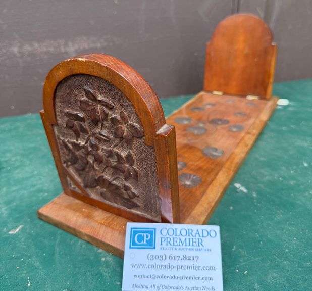 Carved Book Rack