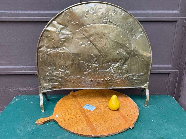 Fireplace Screen, Wood Bread Board