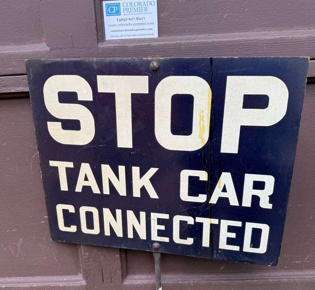 Vintage Rail Road Sign