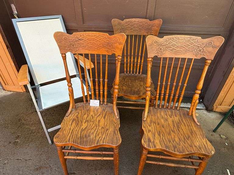 Press Back Chairs, Folding Patio Chair