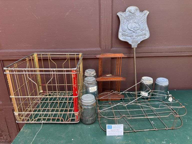 Meadow Gold Milk Crate, Grave Marker