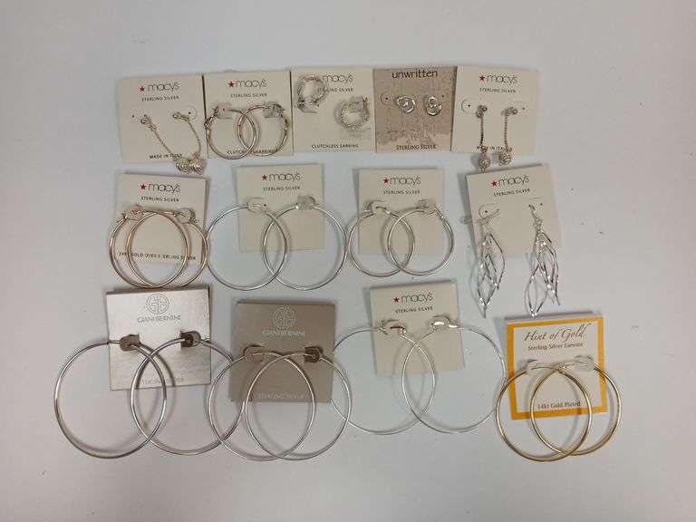Giani Bernini, Macy's, Sterling Silver Earrings