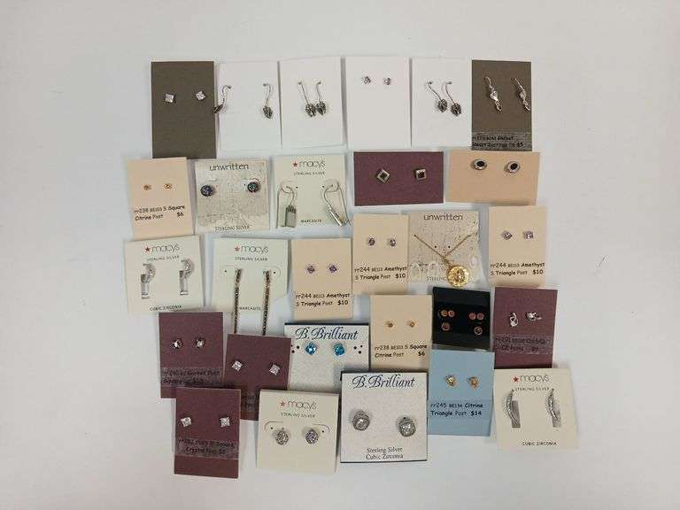 D. Brilliant, Macy's, Sterling Silver Jewelry