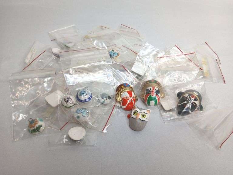 Ceramic Pendants and Miniature Masks