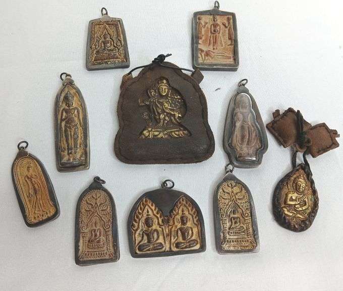 Vintage Hindu/Buddhist Amulets and Pendants