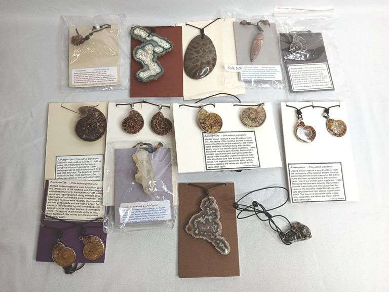 Riverrun Designs, Stone, Crystal, Ammonite Jewelry