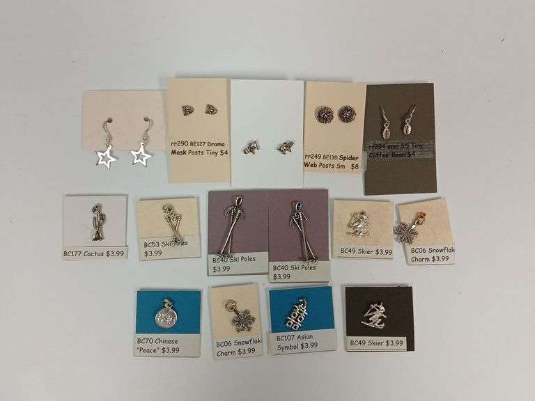 Sterling Silver Earrings and Pendants