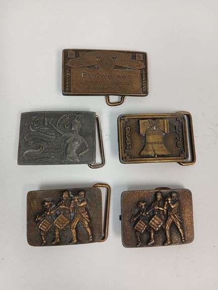 Oden, Coca-Cola, Budweiser, Belt Buckles
