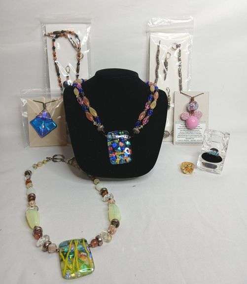 Riverrun Designs, Dichroic Glass Jewelry