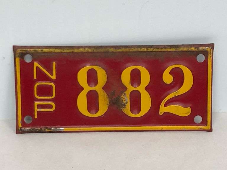 Early Nebraska Ordinance Plate