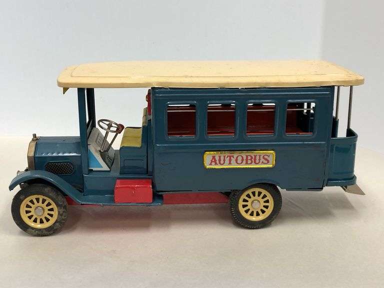 Vintage Tin Litho Friction Autobus
