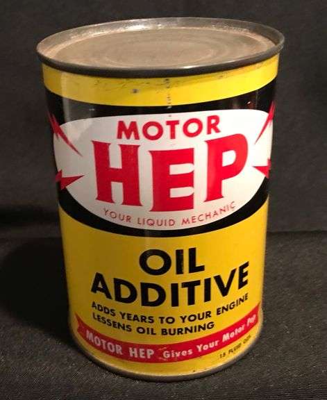 Motor HEP - Oil Additive - NOS Tin - Creamer Auction