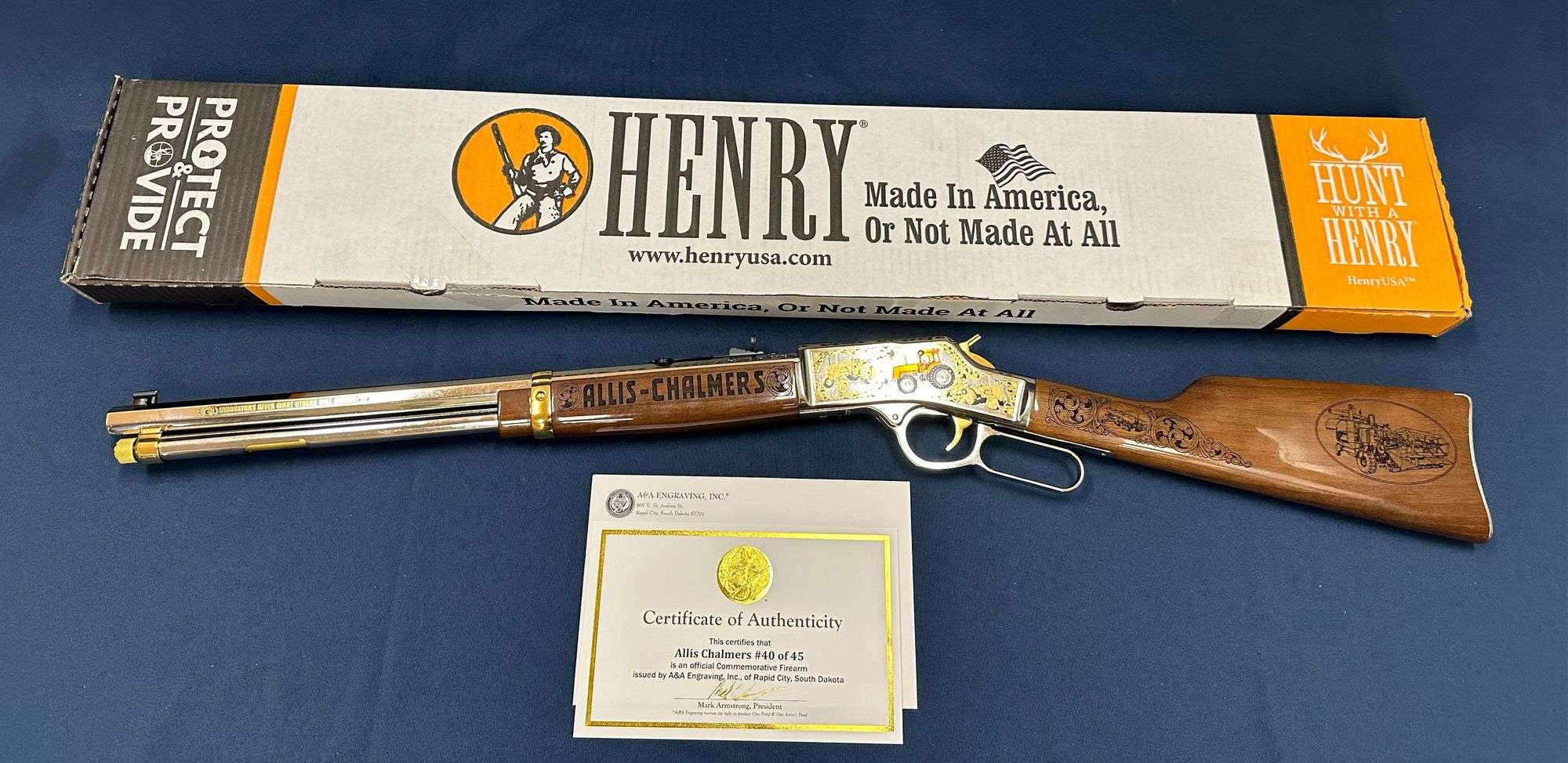Allis-Chalmers Commemorative Henry Big Boy .45 Colt - #40 of 45