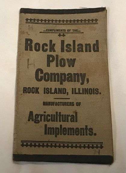 Rock Island Plow Company - Cloth Wallet