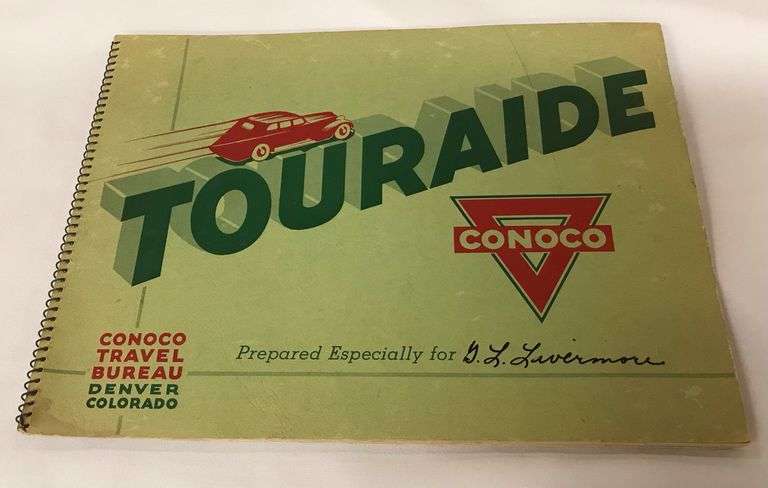 1936 - Conoco Touraide  Travel Book