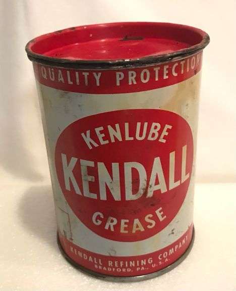 Kendall Grease Advertising Tin