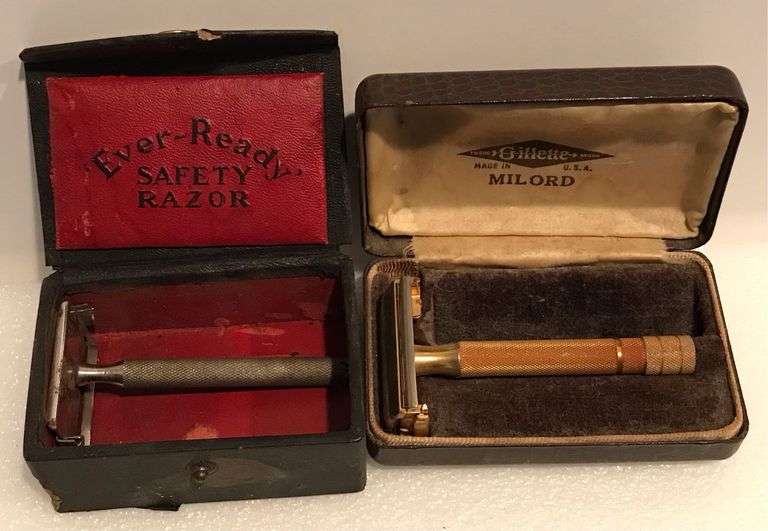 Ever-Ready & Gillette Vintage Razors - Creamer Auction