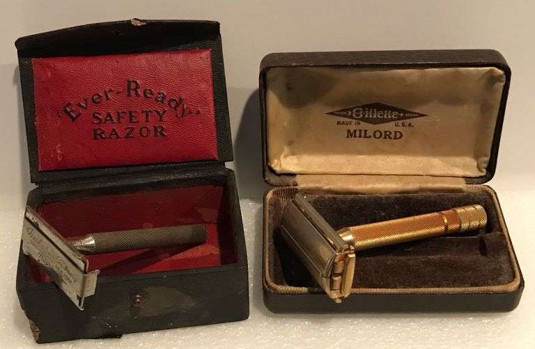 Ever-Ready & Gillette Vintage Razors - Creamer Auction