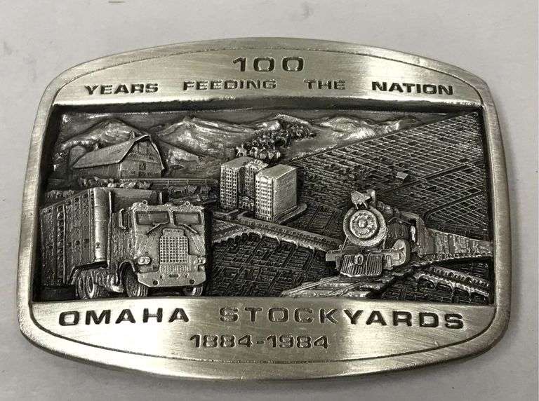 Omaha Stock Yards - 100 Years Limited Edition Belt Buckle