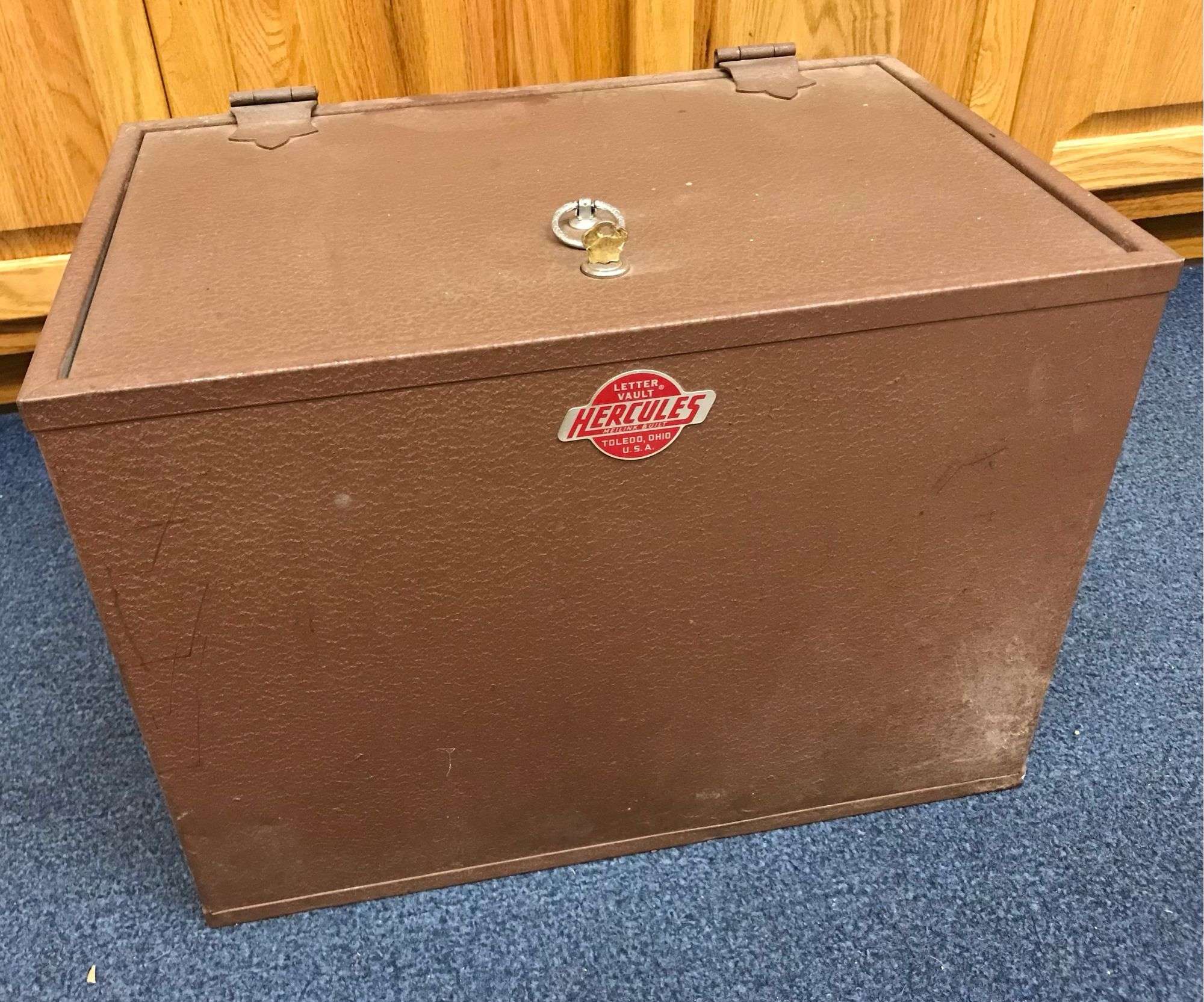Hercules - Letter Vault - Safe / Fire Box - Creamer Auction