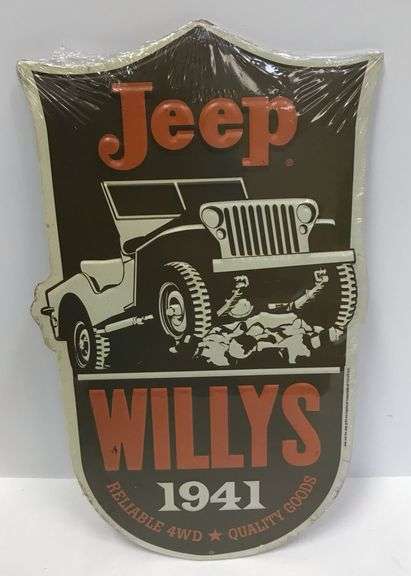 Willys Jeep Sign