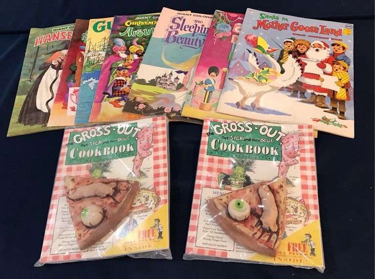 Gross-Out Cookbooks & Giant Coloring Books