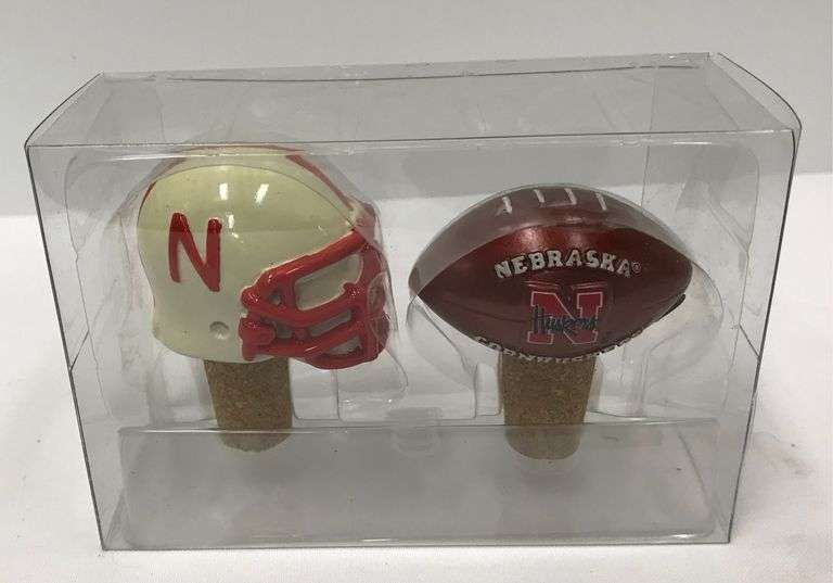 Nebraska Cornhuskers - Wine Bottle Toppers