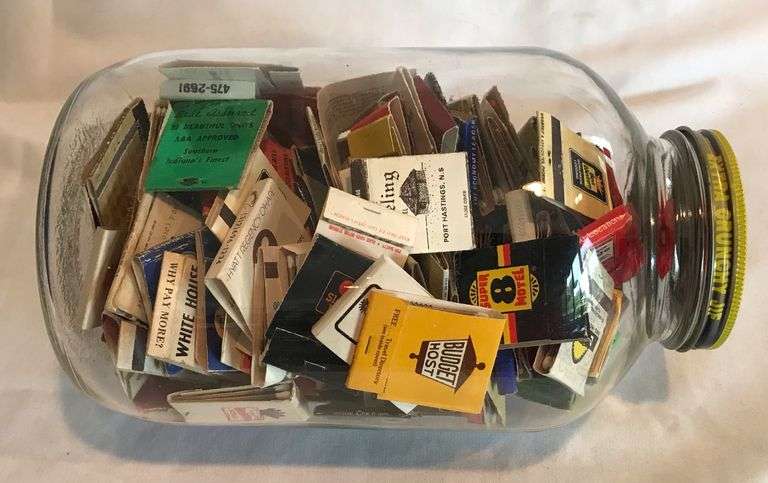 Large Jar of Hotel / Motel - Match Books