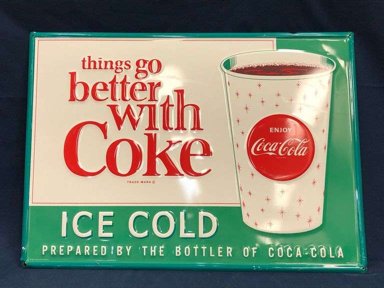 Things Go Better With Coke Sign