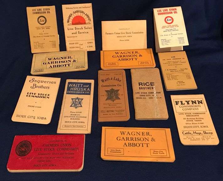 Vintage Stock Yards Pocket Ledgers