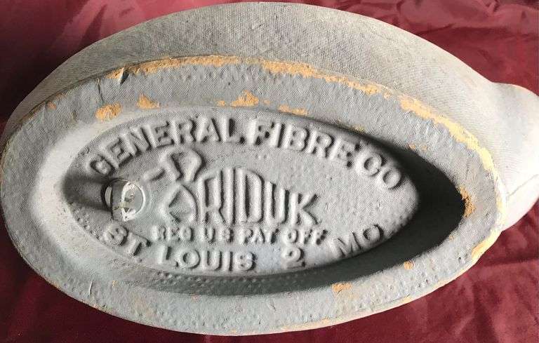 OLD PRESSED FIBER DUCK DECOY-MADE IN ST. LOUIS MO——BEAUTIFUL CONDITION