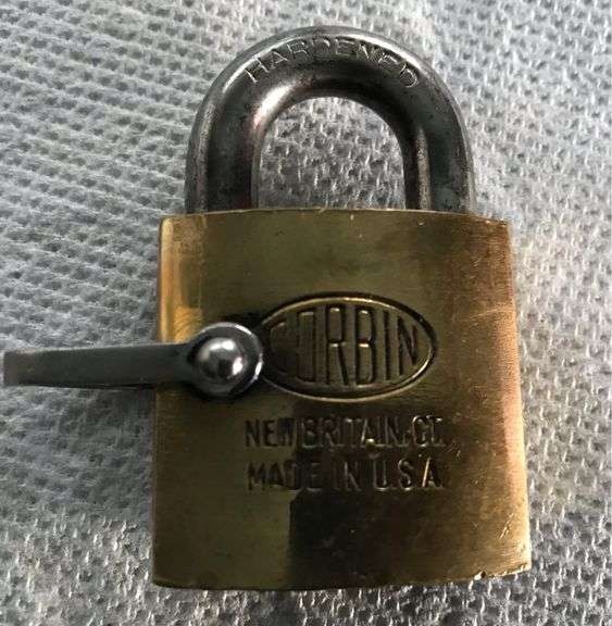 OLD CORBIN PADLOCK WITH “ORDANCE DEPARTMENT” (MILITARY ?)