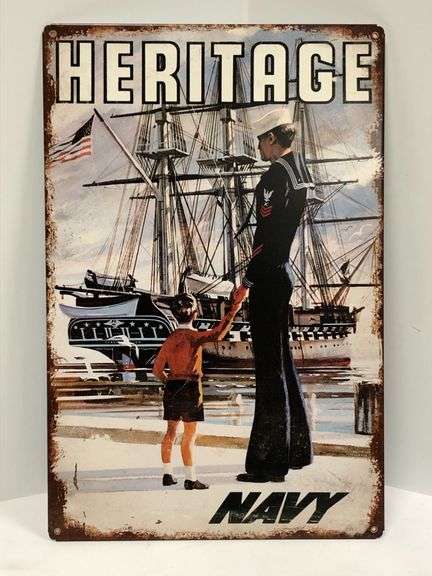 US Navy Heritage Sign